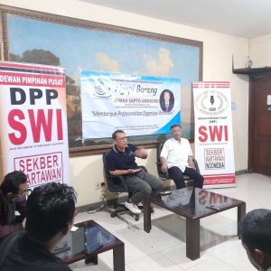 DPP Sekber Wartawan Indonesia (SWI) Ngopi Bareng Anggota Dewan Pers
