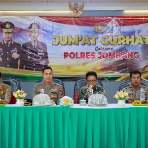 Jumat Curhat, Kapolres Jombang Sikapi Aspirasi Keluarga Besar SMA Negeri 2 Jombang