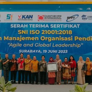 STIESIA Surabaya Peroleh Standarisasi Dunia, untuk Sistem Manajemen Organisasi Pendidikan