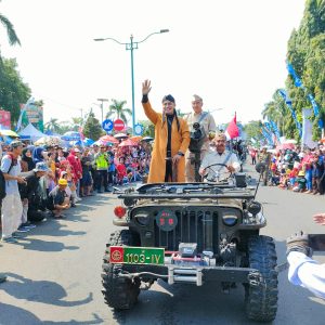 Kodim 0719/Jepara Turut Meriahkan Karnaval Budaya