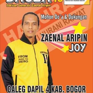 Ini Sosok Zaenal Aripin Ketua DPC Laskar Anti Korupsi Pejuang 45,   Siap Melenggang Ke DPRD Kabupaten Bogor