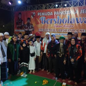 Sambut HUT Ke-64 Pemuda Pancasila Kabupaten Jepara Bersholawat