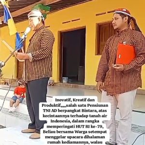 (Prn.TNI AD) PARNYOTO: Pengabdian Terhadap Bangsa dan Negara, Tidak Cukup Hanya Berhenti Setelah Pensiun Saja.